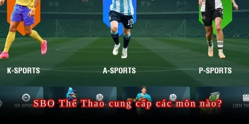Những môn SBO Thể Thao nổi bật và nhiều người chơi